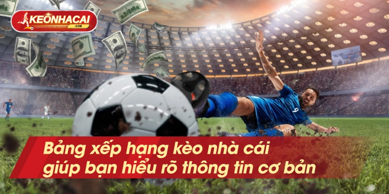 Bản xếp hạng kèo nhà cái giúp bạn hiểu rõ thông tin cơ bản